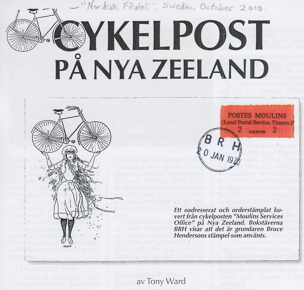 Cover of Cykelpost på Nya Zeeland